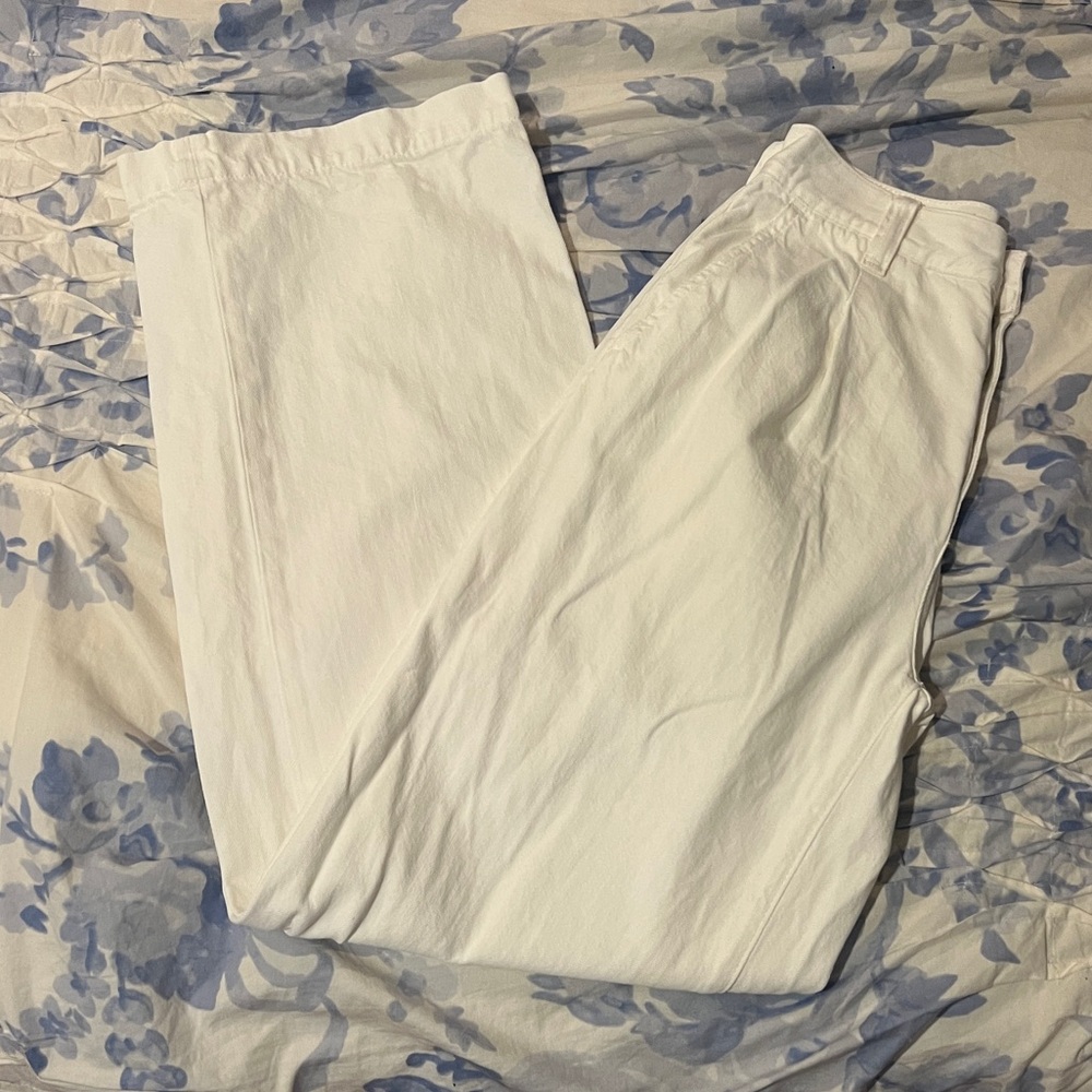 Madewell The Harlow Wide-Leg Jean in Tile White - Picture 4 of 6